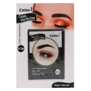 TINTE CEJAS COLOR 1 NEGRO NATURAL X 0.7 GR - Imagen 3